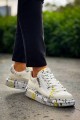 KB02 Erkek Günlük Bağcıklı Fermuarlı Boyalı Croco Cilt Spor Sneaker Ayakkabı CRT - Beyaz/Sarı Erkek Ayakkabı KB02 Erkek Günlük Bağcıklı Fermuarlı Boyalı Croco Cilt Spor Sneaker Ayakkabı CRT - Beyaz/Sarı – Kuback Erkek Ayakkabı