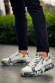 KB02 Erkek Günlük Bağcıklı Fermuarlı Boyalı Croco Cilt Spor Sneaker Ayakkabı CRT - Beyaz/Siyah Erkek Ayakkabı KB02 Erkek Günlük Bağcıklı Fermuarlı Boyalı Croco Cilt Spor Sneaker Ayakkabı CRT - Beyaz/Siyah – Kuback Erkek Ayakkabı