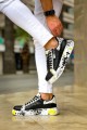 KB02 Erkek Günlük Bağcıklı Fermuarlı Boyalı Croco Cilt Spor Sneaker Ayakkabı CRT - Siyah/Sarı Erkek Ayakkabı KB02 Erkek Günlük Bağcıklı Fermuarlı Boyalı Croco Cilt Spor Sneaker Ayakkabı CRT - Siyah/Sarı – Kuback Erkek Ayakkabı