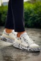 KB02 Erkek Günlük Bağcıklı Fermuarlı Gazete Boyalı Croco Cilt Spor Sneaker Ayakkabı CRT - Beyaz Erkek Ayakkabı KB02 Erkek Günlük Bağcıklı Fermuarlı Gazete Boyalı Croco Cilt Spor Sneaker Ayakkabı CRT - Beyaz – Kuback Erkek Ayakkabı