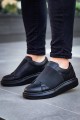 KB040 Erkek Günlük Bağcıksız Cilt Spor Sneaker Ayakkabı CST - Siyah Erkek Ayakkabı KB040 Erkek Günlük Bağcıksız Cilt Spor Sneaker Ayakkabı CST - Siyah – Kuback Erkek Ayakkabı