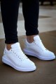 KB047 Erkek Günlük Bağcıklı Cilt Spor Sneaker Ayakkabı CBT - Beyaz Erkek Ayakkabı KB047 Erkek Günlük Bağcıklı Cilt Spor Sneaker Ayakkabı CBT - Beyaz – Kuback Erkek Ayakkabı