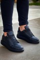 KB047 Erkek Günlük Bağcıklı Cilt Spor Sneaker Ayakkabı CST - Siyah Erkek Ayakkabı KB047 Erkek Günlük Bağcıklı Cilt Spor Sneaker Ayakkabı CST - Siyah – Kuback Erkek Ayakkabı
