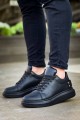 KB047 Erkek Günlük Bağcıklı Cilt Spor Sneaker Ayakkabı CST - Siyah Erkek Ayakkabı KB047 Erkek Günlük Bağcıklı Cilt Spor Sneaker Ayakkabı CST - Siyah – Kuback Erkek Ayakkabı
