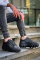 KB056 Erkek Günlük Bağcıklı Cilt Spor Sneaker Ayakkabı CST - Siyah Erkek Ayakkabı KB056 Erkek Günlük Bağcıklı Cilt Spor Sneaker Ayakkabı CST - Siyah – Kuback Erkek Ayakkabı