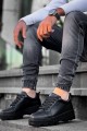 KB056 Erkek Günlük Bağcıklı Cilt Spor Sneaker Ayakkabı CST - Siyah Erkek Ayakkabı KB056 Erkek Günlük Bağcıklı Cilt Spor Sneaker Ayakkabı CST - Siyah – Kuback Erkek Ayakkabı