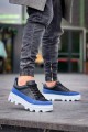 KB056 Erkek Günlük Bağcıklı Cilt Süet Spor Sneaker Ayakkabı CSBT - Siyah/Mavi Erkek Ayakkabı KB056 Erkek Günlük Bağcıklı Cilt Süet Spor Sneaker Ayakkabı CSBT - Siyah/Mavi – Kuback Erkek Ayakkabı