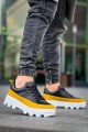 KB056 Erkek Günlük Bağcıklı Cilt Süet Spor Sneaker Ayakkabı CSBT - Siyah/Sarı Erkek Ayakkabı KB056 Erkek Günlük Bağcıklı Cilt Süet Spor Sneaker Ayakkabı CSBT - Siyah/Sarı – Kuback Erkek Ayakkabı