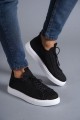 KB112 Erkek Günlük Bağcıklı Triko Spor Sneaker Ayakkabı TBT - Siyah – Kuback Erkek Ayakkabı