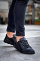 KB122 Erkek Günlük Bağcıklı Cilt Spor Sneaker Ayakkabı CST - Siyah Erkek Ayakkabı KB122 Erkek Günlük Bağcıklı Cilt Spor Sneaker Ayakkabı CST - Siyah – Kuback Erkek Ayakkabı