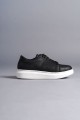 SLW151 Boost Erkek Günlük Bağcıklı Cilt Spor Sneaker Ayakkabı CBT - Siyah Erkek Ayakkabı SLW151 Boost Erkek Günlük Bağcıklı Cilt Spor Sneaker Ayakkabı CBT - Siyah – Salwo Erkek Ayakkabı