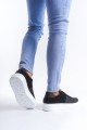SLW151 Boost Erkek Günlük Bağcıklı Cilt Süet Spor Sneaker Ayakkabı CSBT - Siyah Erkek Ayakkabı SLW151 Boost Erkek Günlük Bağcıklı Cilt Süet Spor Sneaker Ayakkabı CSBT - Siyah – Salwo Erkek Ayakkabı