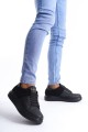 SLW151 Boost Erkek Günlük Bağcıklı Cilt Süet Spor Sneaker Ayakkabı CSST - Siyah Erkek Ayakkabı SLW151 Boost Erkek Günlük Bağcıklı Cilt Süet Spor Sneaker Ayakkabı CSST - Siyah – Salwo Erkek Ayakkabı