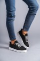 SLW152 Cool Erkek Günlük Bağcıklı Keten Klasik Ayakkabı KBT - Siyah Erkek Ayakkabı SLW152 Cool Erkek Günlük Bağcıklı Keten Klasik Ayakkabı KBT - Siyah – Salwo Erkek Ayakkabı