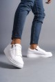 SLW155 Warrior Erkek Günlük Bağcıklı Fermuarlı Cilt Spor Sneaker Ayakkabı CBT - Beyaz Erkek Ayakkabı SLW155 Warrior Erkek Günlük Bağcıklı Fermuarlı Cilt Spor Sneaker Ayakkabı CBT - Beyaz – Salwo Erkek Ayakkabı