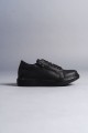SLW155 Warrior Erkek Günlük Bağcıklı Fermuarlı Cilt Spor Sneaker Ayakkabı CST - Siyah Erkek Ayakkabı SLW155 Warrior Erkek Günlük Bağcıklı Fermuarlı Cilt Spor Sneaker Ayakkabı CST - Siyah – Salwo Erkek Ayakkabı