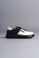 SLW155 Warrior Erkek Günlük Bağcıklı Fermuarlı Cilt Spor Sneaker Ayakkabı CST - Siyah/Beyaz Erkek Ayakkabı SLW155 Warrior Erkek Günlük Bağcıklı Fermuarlı Cilt Spor Sneaker Ayakkabı CST - Siyah/Beyaz – Salwo Erkek Ayakkabı