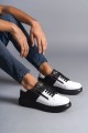 SLW155 Warrior Erkek Günlük Bağcıklı Fermuarlı Cilt Spor Sneaker Ayakkabı CST - Siyah/Beyaz Erkek Ayakkabı SLW155 Warrior Erkek Günlük Bağcıklı Fermuarlı Cilt Spor Sneaker Ayakkabı CST - Siyah/Beyaz – Salwo Erkek Ayakkabı