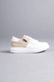 SLW155 Warrior Erkek Günlük Bağcıklı Fermuarlı Cilt Süet Spor Sneaker Ayakkabı CSBT - Beyaz/Krem Erkek Ayakkabı SLW155 Warrior Erkek Günlük Bağcıklı Fermuarlı Cilt Süet Spor Sneaker Ayakkabı CSBT - Beyaz/Krem – Salwo Erkek Ayakkabı