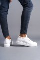 SLW161 Hippo Erkek Günlük Bağcıksız Cilt Spor Sneaker Ayakkabı CBT - Beyaz Erkek Ayakkabı SLW161 Hippo Erkek Günlük Bağcıksız Cilt Spor Sneaker Ayakkabı CBT - Beyaz – Salwo Erkek Ayakkabı