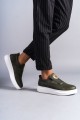 SLW161 Hippo Erkek Günlük Bağcıksız Cilt Spor Sneaker Ayakkabı CBT - Haki Erkek Ayakkabı SLW161 Hippo Erkek Günlük Bağcıksız Cilt Spor Sneaker Ayakkabı CBT - Haki – Salwo Erkek Ayakkabı