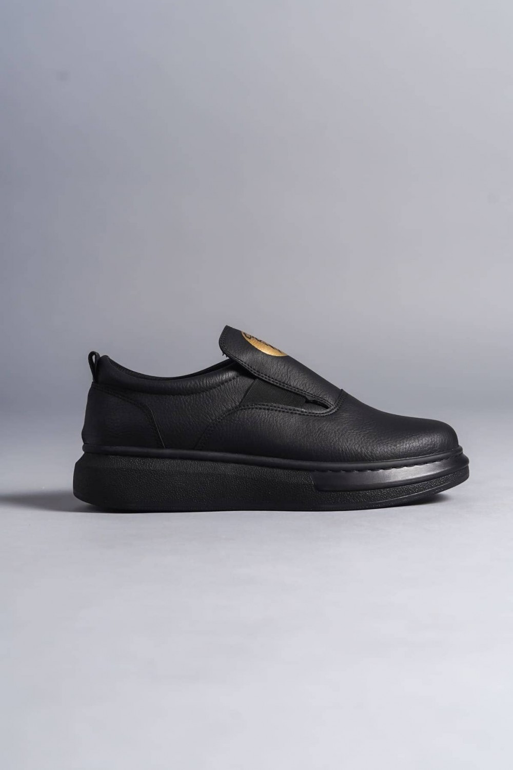 SLW161 Hippo Erkek Günlük Bağcıksız Cilt Spor Sneaker Ayakkabı CST - Siyah Erkek Ayakkabı SLW161 Hippo Erkek Günlük Bağcıksız Cilt Spor Sneaker Ayakkabı CST - Siyah – Salwo Erkek Ayakkabı