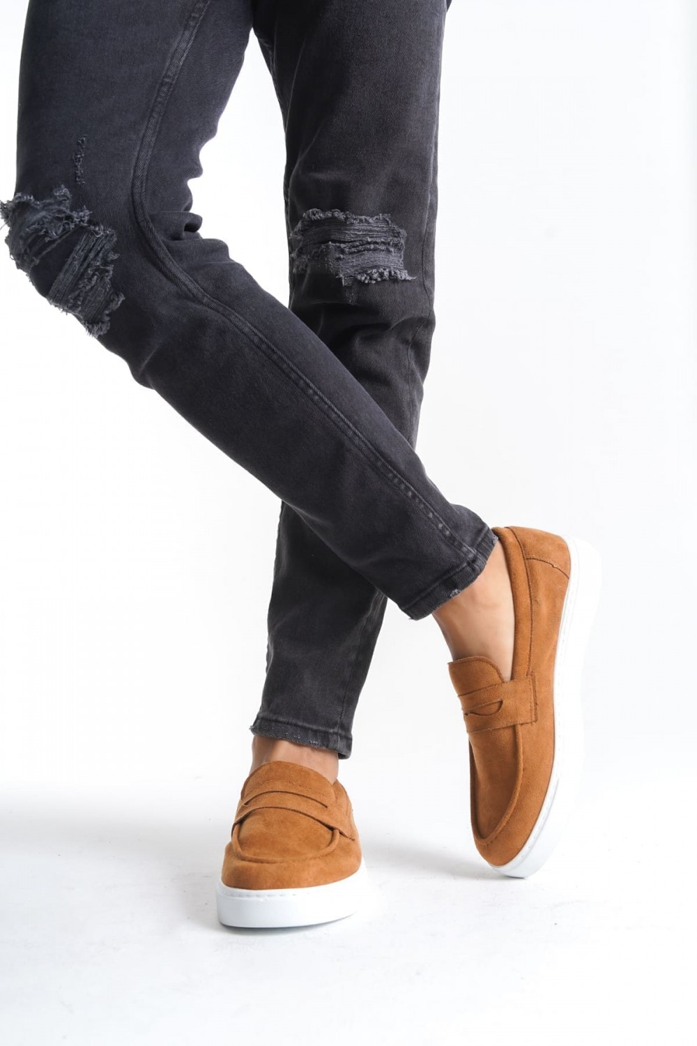 SLW180 Estilo X Erkek Günlük Bağcıksız Süet Klasik Ayakkabı SBT - Taba Erkek Ayakkabı SLW180 Estilo X Erkek Günlük Bağcıksız Süet Klasik Ayakkabı SBT - Taba – Salwo Erkek Ayakkabı