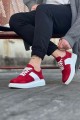 WG011 Erkek Günlük Bağcıklı Süet Spor Sneaker Ayakkabı SBT - Kırmızı/Beyaz Erkek Ayakkabı WG011 Erkek Günlük Bağcıklı Süet Spor Sneaker Ayakkabı SBT - Kırmızı/Beyaz – Wagoon Erkek Ayakkabı