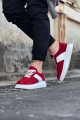 WG011 Erkek Günlük Bağcıklı Süet Spor Sneaker Ayakkabı SBT - Kırmızı/Beyaz Erkek Ayakkabı WG011 Erkek Günlük Bağcıklı Süet Spor Sneaker Ayakkabı SBT - Kırmızı/Beyaz – Wagoon Erkek Ayakkabı