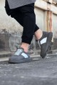WG011 Erkek Günlük Bağcıklı Süet Spor Sneaker Ayakkabı SGT - Gri/Beyaz Erkek Ayakkabı WG011 Erkek Günlük Bağcıklı Süet Spor Sneaker Ayakkabı SGT - Gri/Beyaz – Wagoon Erkek Ayakkabı