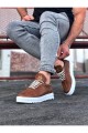WG022 Erkek Günlük Bağcıklı Delikli Desen Cilt Spor Sneaker Ayakkabı CBT - Taba Erkek Ayakkabı WG022 Erkek Günlük Bağcıklı Delikli Desen Cilt Spor Sneaker Ayakkabı CBT - Taba – Wagoon Erkek Ayakkabı