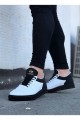 WG022 Erkek Günlük Bağcıklı Delikli Desen Cilt Spor Sneaker Ayakkabı CST - Beyaz/Siyah Erkek Ayakkabı WG022 Erkek Günlük Bağcıklı Delikli Desen Cilt Spor Sneaker Ayakkabı CST - Beyaz/Siyah – Wagoon Erkek Ayakkabı