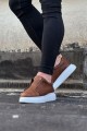 WG023 Erkek Günlük Bağcıksız Cilt Spor Sneaker Ayakkabı CBT - Taba Erkek Ayakkabı WG023 Erkek Günlük Bağcıksız Cilt Spor Sneaker Ayakkabı CBT - Taba – Wagoon Erkek Ayakkabı