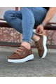 WG026 Erkek Günlük Lastikli Cilt Spor Sneaker Ayakkabı CBT - Taba Erkek Ayakkabı WG026 Erkek Günlük Lastikli Cilt Spor Sneaker Ayakkabı CBT - Taba – Wagoon Erkek Ayakkabı