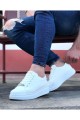 WG028 Erkek Günlük Bağcıklı Cilt Spor Sneaker Ayakkabı CBT - Beyaz Erkek Ayakkabı WG028 Erkek Günlük Bağcıklı Cilt Spor Sneaker Ayakkabı CBT - Beyaz – Wagoon Erkek Ayakkabı