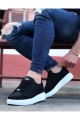WG028 Erkek Günlük Bağcıklı Cilt Spor Sneaker Ayakkabı CBT - Siyah Erkek Ayakkabı WG028 Erkek Günlük Bağcıklı Cilt Spor Sneaker Ayakkabı CBT - Siyah – Wagoon Erkek Ayakkabı