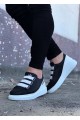 WG029 Erkek Günlük Lastikli Legend Cilt Spor Sneaker Ayakkabı CBT - Siyah/Beyaz Erkek Ayakkabı WG029 Erkek Günlük Lastikli Legend Cilt Spor Sneaker Ayakkabı CBT - Siyah/Beyaz – Wagoon Erkek Ayakkabı