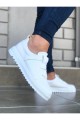 WG036 Erkek Günlük Bağcıklı Lastikli Cilt Spor Sneaker Ayakkabı CBT - Beyaz Erkek Ayakkabı WG036 Erkek Günlük Bağcıklı Lastikli Cilt Spor Sneaker Ayakkabı CBT - Beyaz – Wagoon Erkek Ayakkabı