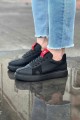 WG040 Erkek Günlük Bağcıklı Cilt Spor Sneaker Ayakkabı CST - Siyah Erkek Ayakkabı WG040 Erkek Günlük Bağcıklı Cilt Spor Sneaker Ayakkabı CST - Siyah – Wagoon Erkek Ayakkabı