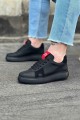 WG040 Erkek Günlük Bağcıklı Cilt Spor Sneaker Ayakkabı CST - Siyah Erkek Ayakkabı WG040 Erkek Günlük Bağcıklı Cilt Spor Sneaker Ayakkabı CST - Siyah – Wagoon Erkek Ayakkabı