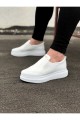 WG049 Erkek Günlük Bağcıksız Cilt Spor Sneaker Ayakkabı CBT - Beyaz Erkek Ayakkabı WG049 Erkek Günlük Bağcıksız Cilt Spor Sneaker Ayakkabı CBT - Beyaz – Wagoon Erkek Ayakkabı