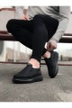 WG049 Erkek Günlük Bağcıksız Cilt Spor Sneaker Ayakkabı CST - Siyah Erkek Ayakkabı WG049 Erkek Günlük Bağcıksız Cilt Spor Sneaker Ayakkabı CST - Siyah – Wagoon Erkek Ayakkabı