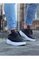 WG094 Erkek Günlük Bağcıklı Cilt Spor Sneaker Ayakkabı CBT - Siyah Erkek Ayakkabı WG094 Erkek Günlük Bağcıklı Cilt Spor Sneaker Ayakkabı CBT - Siyah – Wagoon Erkek Ayakkabı