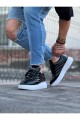 WG094 Erkek Günlük Bağcıklı Rugan Spor Sneaker Ayakkabı RBT - Siyah Erkek Ayakkabı WG094 Erkek Günlük Bağcıklı Rugan Spor Sneaker Ayakkabı RBT - Siyah – Wagoon Erkek Ayakkabı
