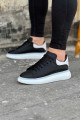 WG095 Erkek Günlük Bağcıklı Cilt Spor Sneaker Ayakkabı CBT - Siyah/Beyaz Erkek Ayakkabı WG095 Erkek Günlük Bağcıklı Cilt Spor Sneaker Ayakkabı CBT - Siyah/Beyaz – Wagoon Erkek Ayakkabı