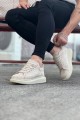 WG096 Erkek Günlük Bağcıklı Süet Spor Sneaker Ayakkabı SBT - Bej – Wagoon Erkek Ayakkabı