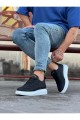 WG301 Erkek Günlük Bağcıklı Cilt Spor Sneaker Ayakkabı CBT - Siyah Erkek Ayakkabı WG301 Erkek Günlük Bağcıklı Cilt Spor Sneaker Ayakkabı CBT - Siyah – Wagoon Erkek Ayakkabı