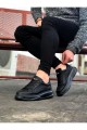 WG507 Erkek Günlük Bağcıklı Cilt Spor Sneaker Ayakkabı CST - Siyah Erkek Ayakkabı WG507 Erkek Günlük Bağcıklı Cilt Spor Sneaker Ayakkabı CST - Siyah – Wagoon Erkek Ayakkabı