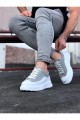 WG507 Erkek Günlük Bağcıklı Süet Cilt Spor Sneaker Ayakkabı SCBT - Gri/Beyaz Erkek Ayakkabı WG507 Erkek Günlük Bağcıklı Süet Cilt Spor Sneaker Ayakkabı SCBT - Gri/Beyaz – Wagoon Erkek Ayakkabı
