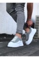 WG507 Erkek Günlük Bağcıklı Süet Cilt Spor Sneaker Ayakkabı SCBT - Gri/Beyaz Erkek Ayakkabı WG507 Erkek Günlük Bağcıklı Süet Cilt Spor Sneaker Ayakkabı SCBT - Gri/Beyaz – Wagoon Erkek Ayakkabı